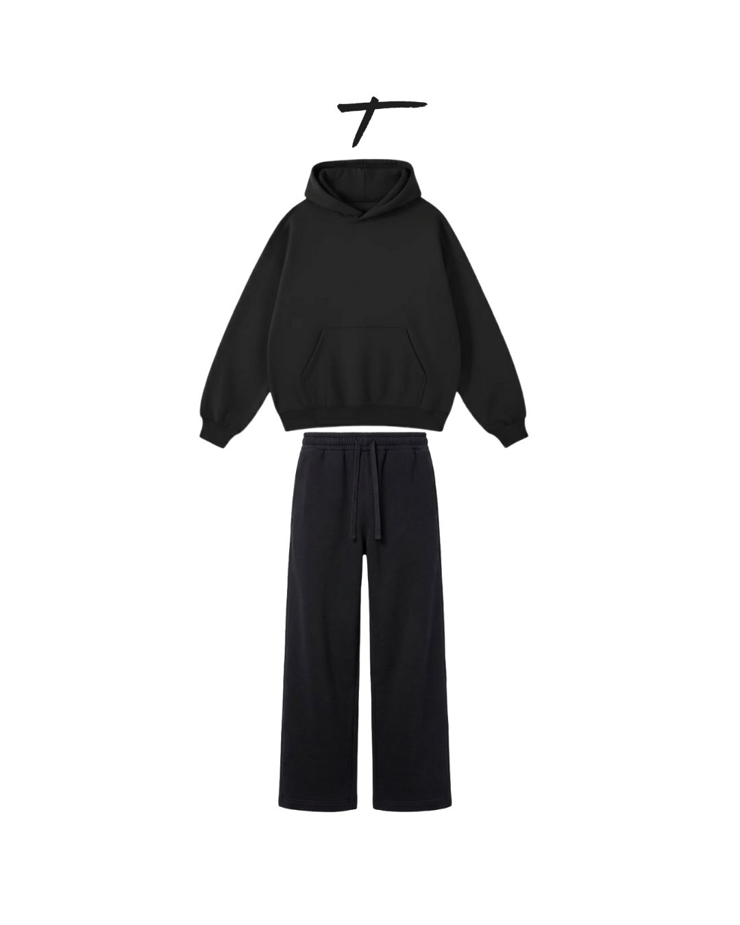 TROLA OVERSIZE SET - BLACK