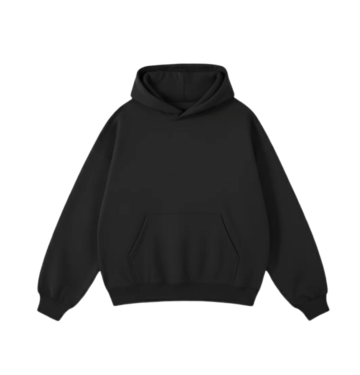 TROLA OVERSIZE HOODIE – BLACK